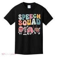 Speech Squad Funny Speech Therapy Speech Pathologist Kids T-Shirt thumb 0