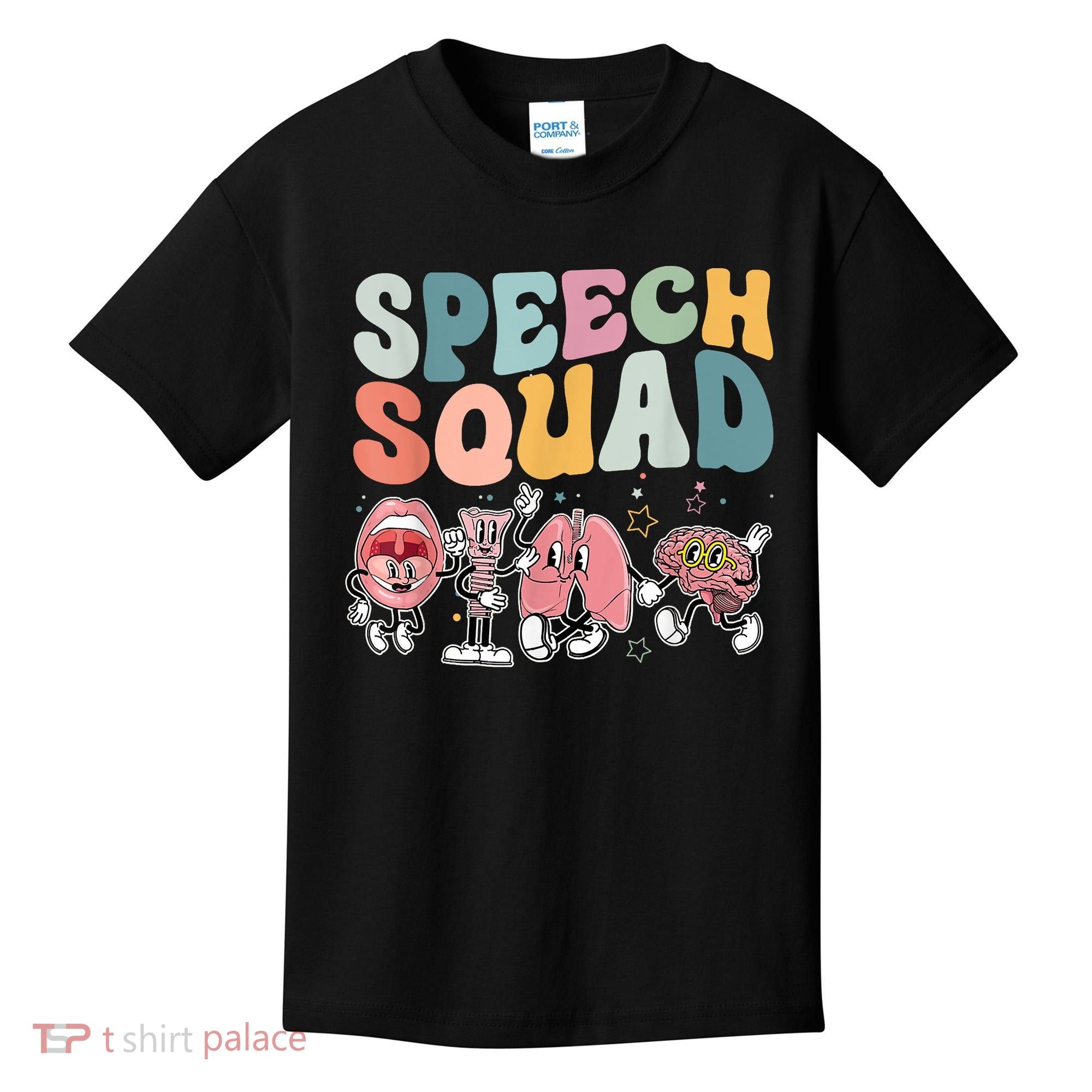 Speech Squad Funny Speech Therapy Speech Pathologist Kids T-Shirt