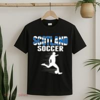 Scotland Soccer Fans Jersey Scottish Flag Football Lovers T-Shirt thumb 2
