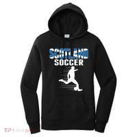 Scotland Soccer Fans Jersey Scottish Flag Football Lovers Women's Hoodie thumb 0