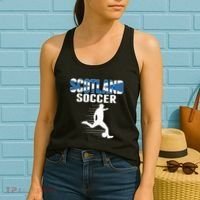 Scotland Soccer Fans Jersey Scottish Flag Football Lovers Women's Tank Top thumb 2