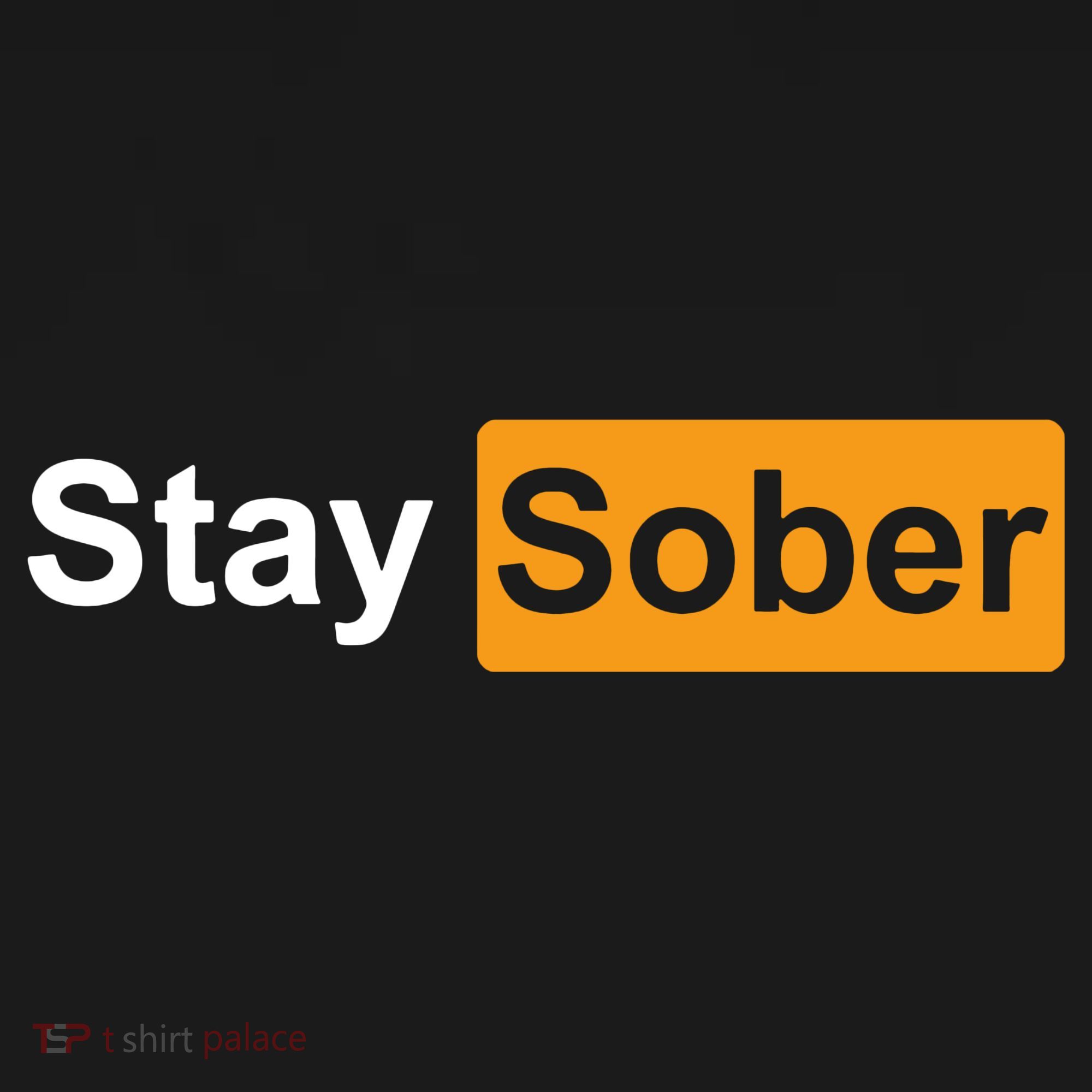 Stay Sober Funny Saying Doggie Tank