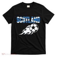 Scotland Soccer Fans Jersey Scottish Flag Football Lovers T-Shirt thumb 0