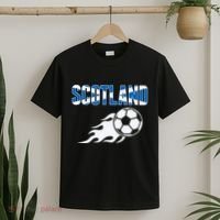 Scotland Soccer Fans Jersey Scottish Flag Football Lovers T-Shirt thumb 2