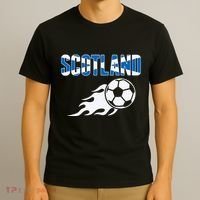 Scotland Soccer Fans Jersey Scottish Flag Football Lovers T-Shirt thumb 3