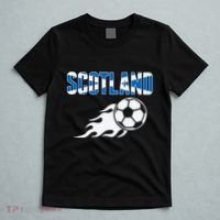 Scotland Soccer Fans Jersey Scottish Flag Football Lovers T-Shirt thumb 5