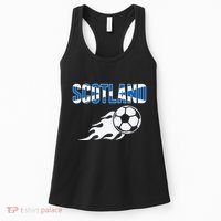 Scotland Soccer Fans Jersey Scottish Flag Football Lovers Women's Tank Top thumb 0