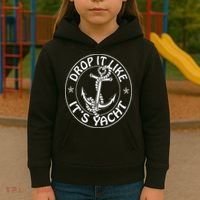 Sailing Sailor Funny Drop It Like It's Yacht Cruise Kids Hoodie thumb 3