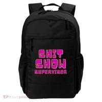 Shitshow Supervisor Funny Manager And Supervisor Backpack thumb 0