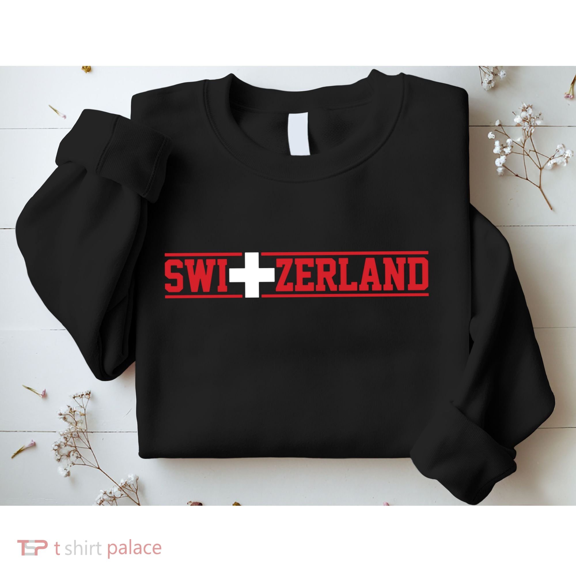 Switzerland Swiss Flag Travel Souvenir Gift Sweatshirt