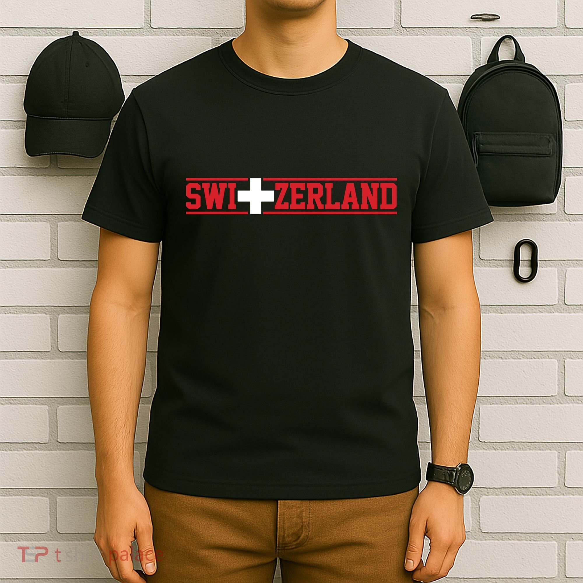 Switzerland Swiss Flag Travel Souvenir Gift T-Shirt
