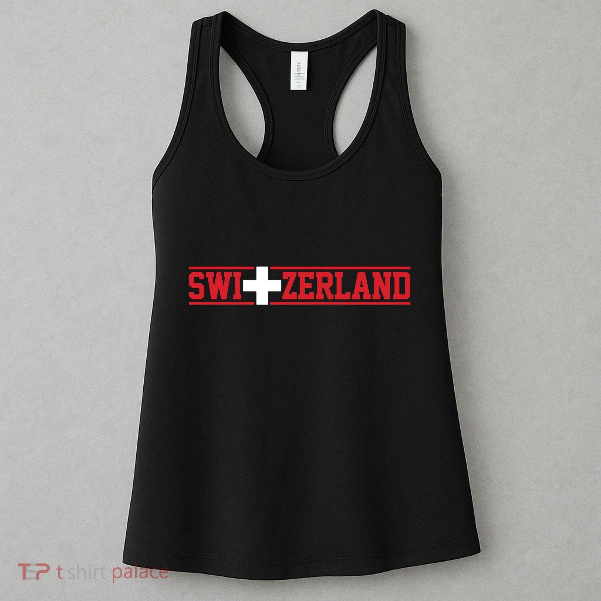 Switzerland Swiss Flag Travel Souvenir Gift Women's Tank Top