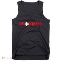 Switzerland Swiss Flag Travel Souvenir Gift Tank Top thumb 0