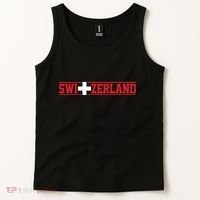 Switzerland Swiss Flag Travel Souvenir Gift Tank Top thumb 2