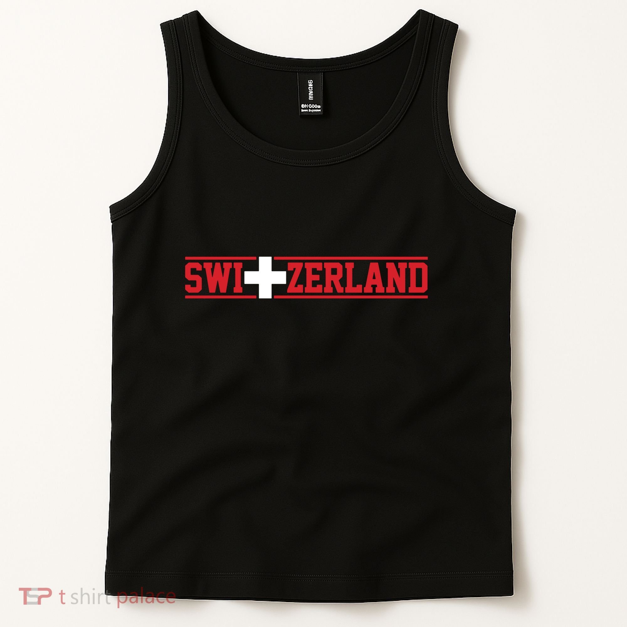 Switzerland Swiss Flag Travel Souvenir Gift Tank Top
