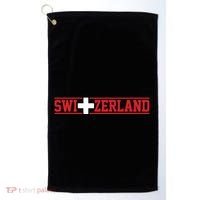 Switzerland Swiss Flag Travel Souvenir Gift Golf Towel thumb 0