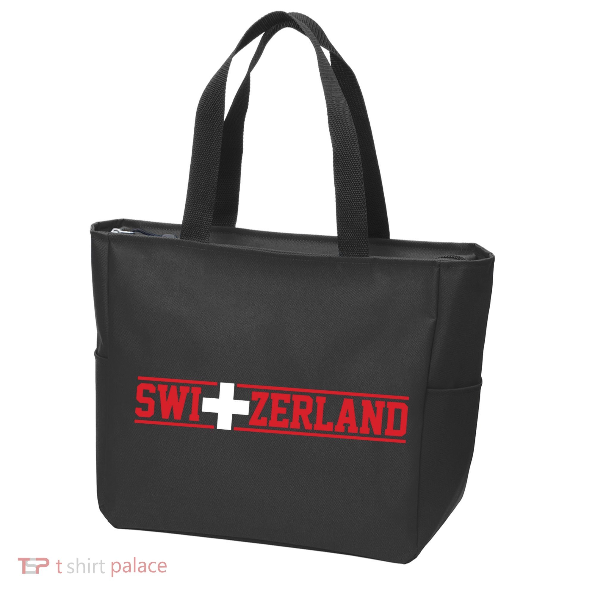 Switzerland Swiss Flag Travel Souvenir Gift Tote Bag