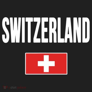 Switzerland Swiss Flag Urban Oversized Heavyweight T-Shirt