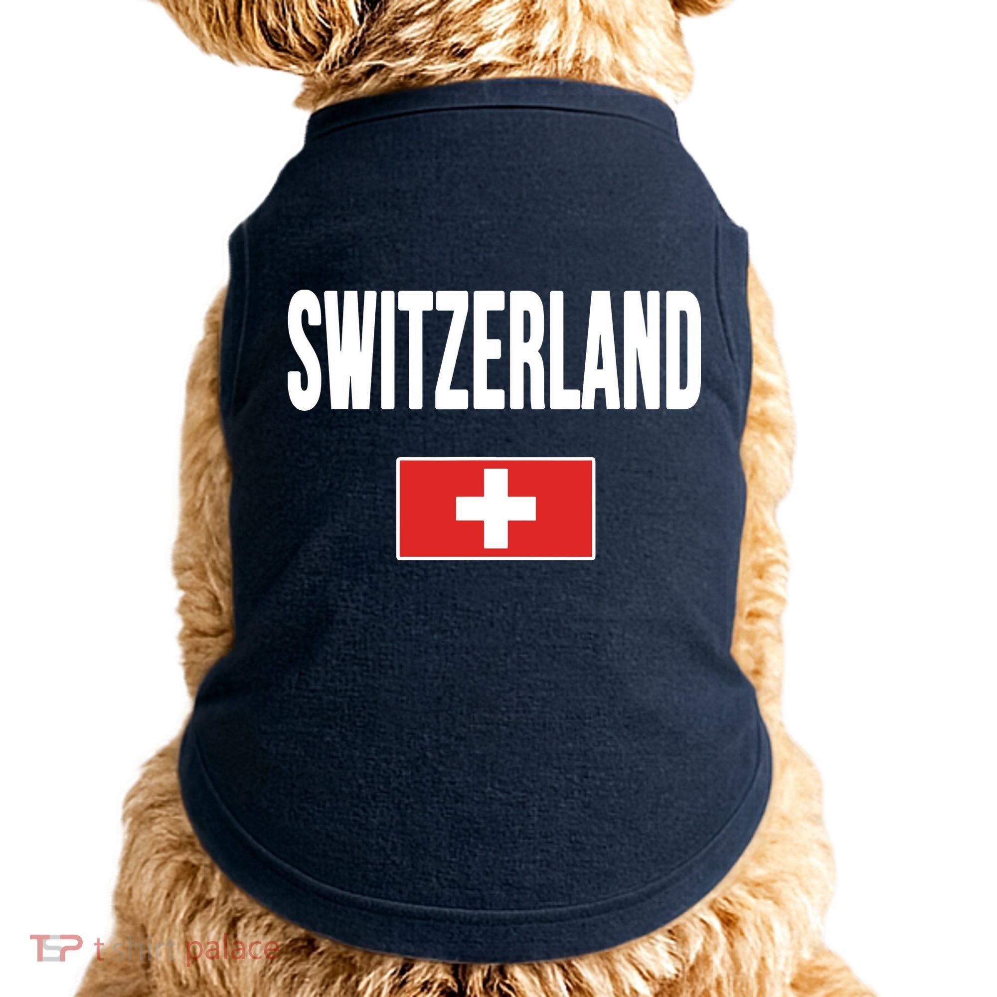 Switzerland Swiss Flag Doggie Tank