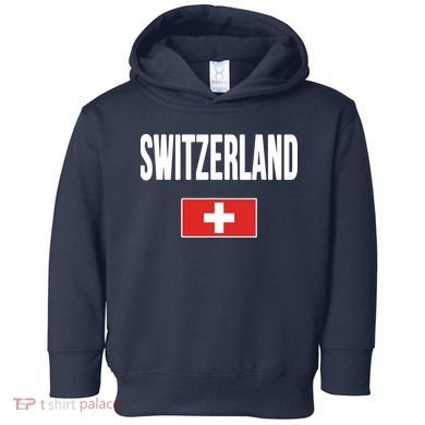 Switzerland Swiss Flag Toddler Hoodie