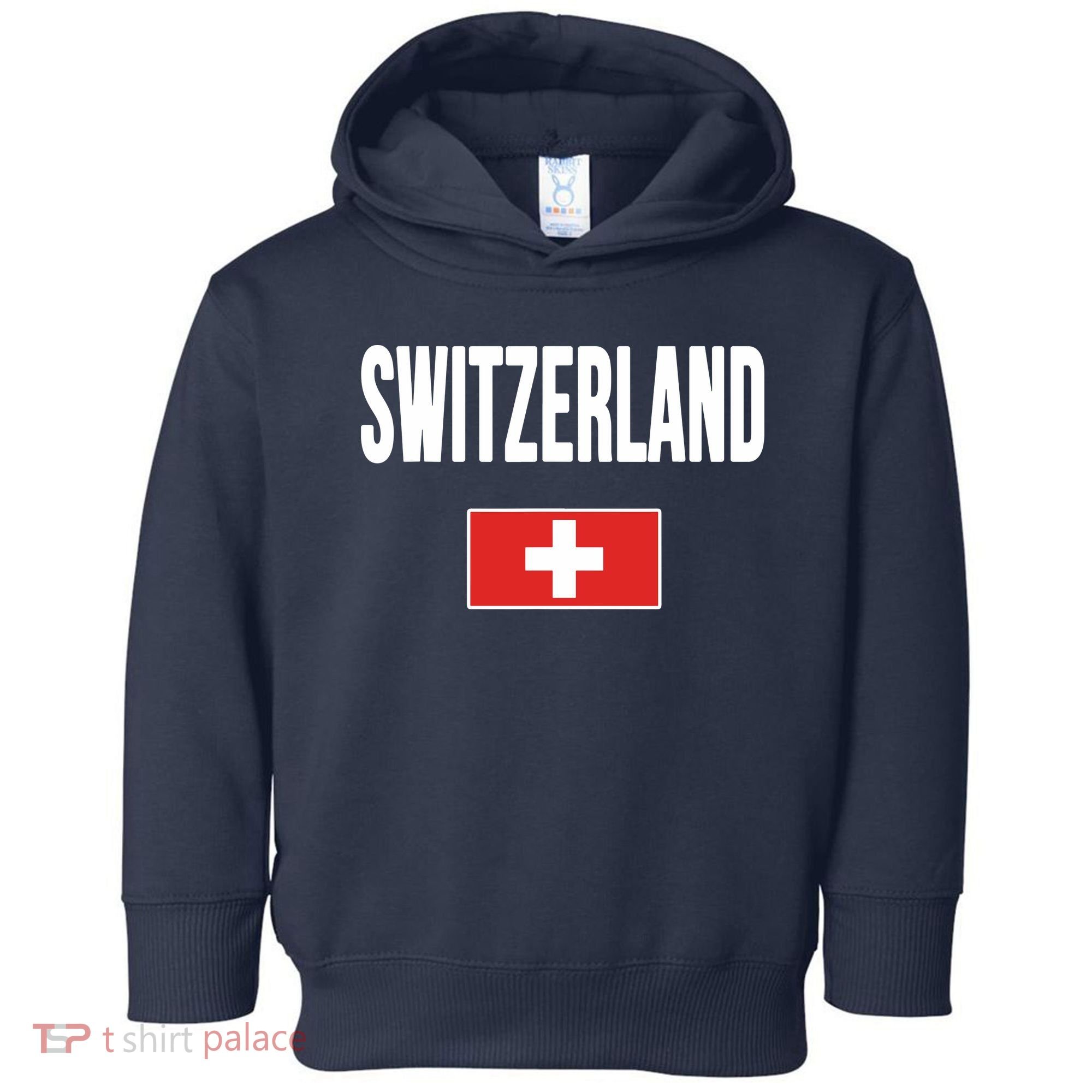 Switzerland Swiss Flag Toddler Hoodie