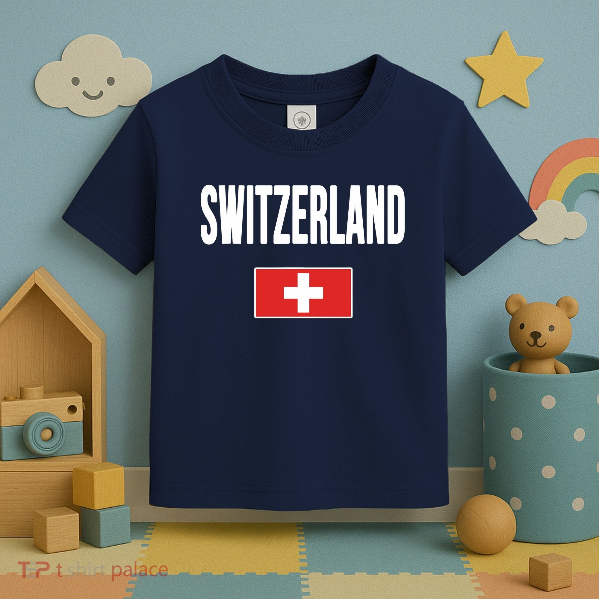Switzerland Swiss Flag Toddler T-Shirt