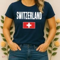 Switzerland Swiss Flag Women's T-Shirt thumb 2