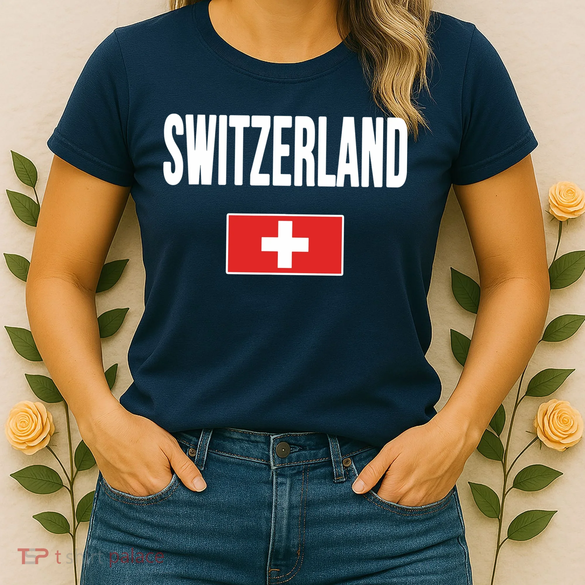 Switzerland Swiss Flag Women's T-Shirt