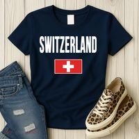 Switzerland Swiss Flag Women's T-Shirt thumb 3