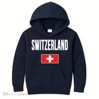 Switzerland Swiss Flag Kids Hoodie thumb 0