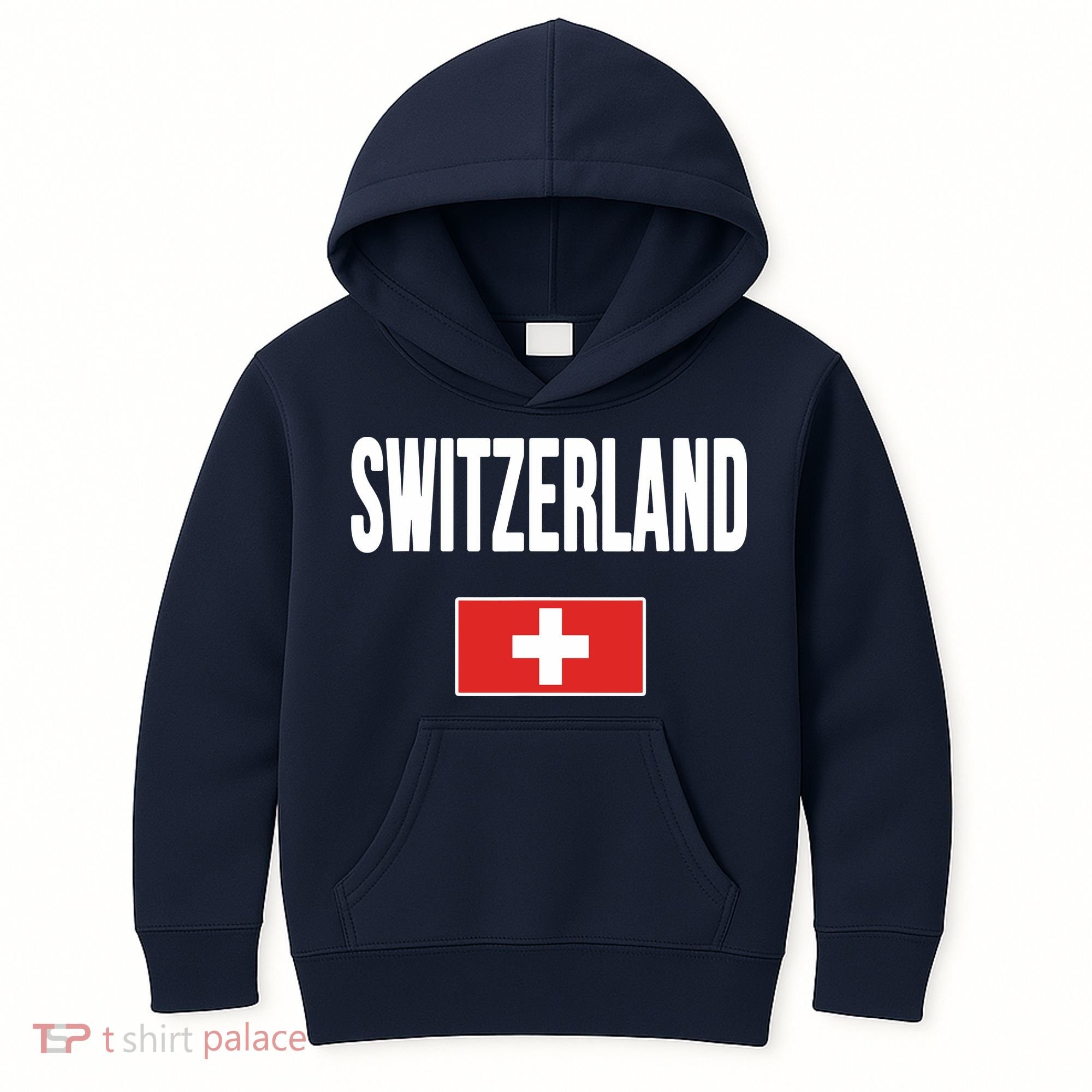 Switzerland Swiss Flag Kids Hoodie