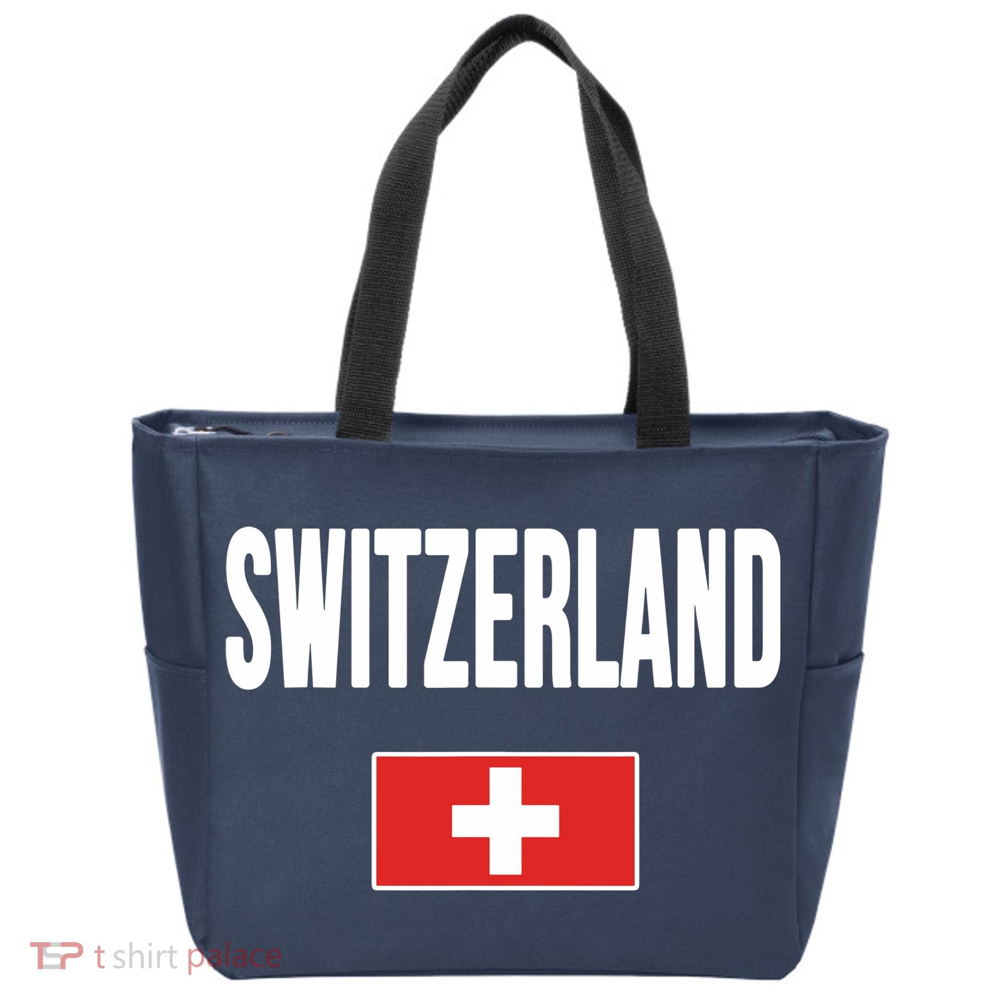 Switzerland Swiss Flag Tote Bag