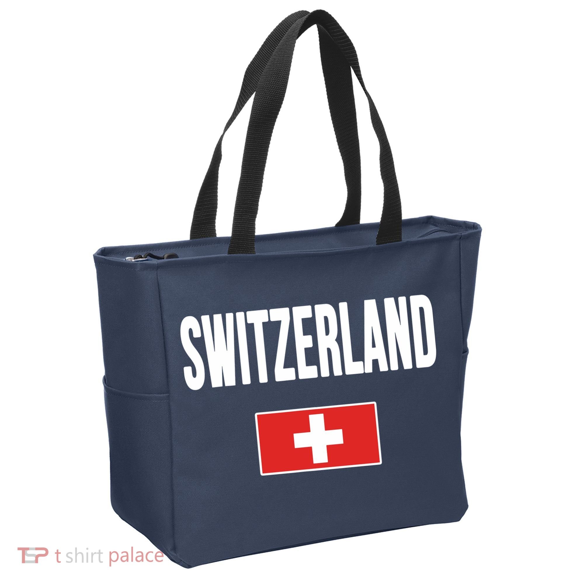 Switzerland Swiss Flag Tote Bag