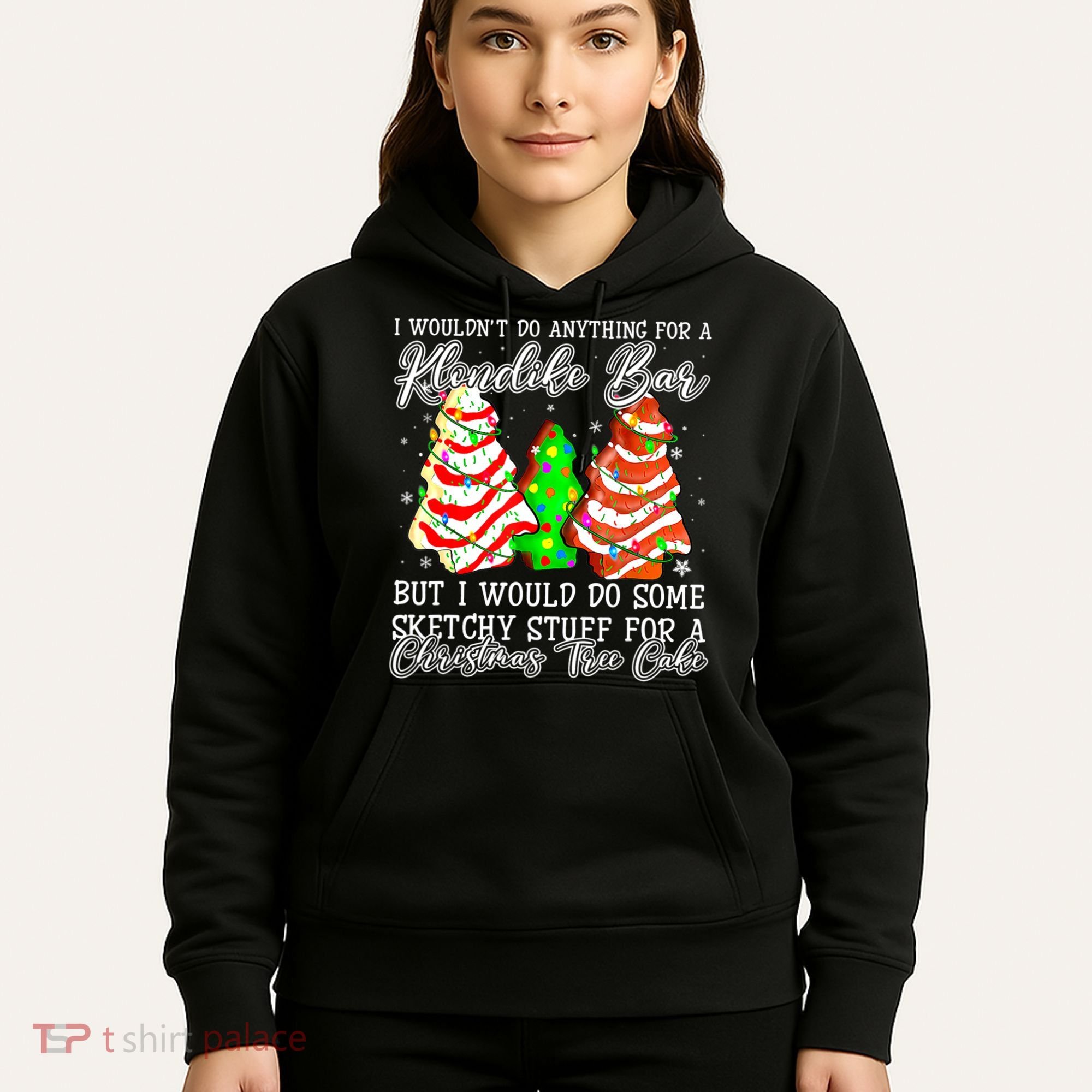 Sketchy Stuff For Some Christmas Tree Cakes Debbie Pajama Hoodie