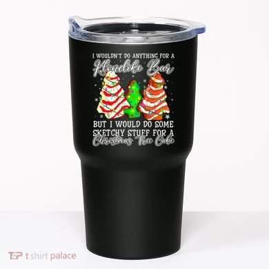 Sketchy Stuff For Some Christmas Tree Cakes Debbie Pajama Tumbler