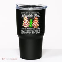 Sketchy Stuff For Some Christmas Tree Cakes Debbie Pajama Tumbler thumb 0