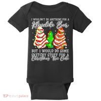 Sketchy Stuff For Some Christmas Tree Cakes Debbie Pajama Baby Bodysuit thumb 0