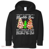 Sketchy Stuff For Some Christmas Tree Cakes Debbie Pajama Toddler Hoodie thumb 0