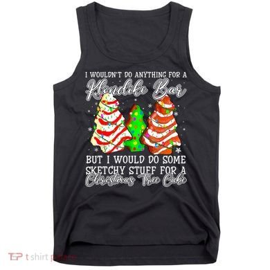 Sketchy Stuff For Some Christmas Tree Cakes Debbie Pajama Tank Top