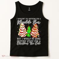 Sketchy Stuff For Some Christmas Tree Cakes Debbie Pajama Tank Top thumb 2