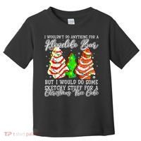 Sketchy Stuff For Some Christmas Tree Cakes Debbie Pajama Toddler T-Shirt thumb 0