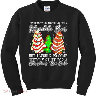 Sketchy Stuff For Some Christmas Tree Cakes Debbie Pajama Kids Sweatshirt