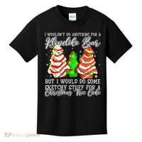 Sketchy Stuff For Some Christmas Tree Cakes Debbie Pajama Kids T-Shirt thumb 0