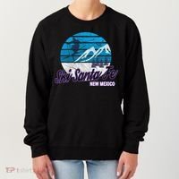Ski Santa Fe New Mexico Usa Ski Resort Snowboarding Skiing Gift Women's Sweatshirt thumb 0