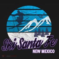 Ski Santa Fe New Mexico Usa Ski Resort Snowboarding Skiing Gift Doggie Tank thumb 4