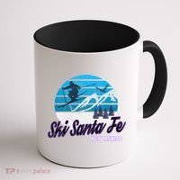 Ski Santa Fe New Mexico Usa Ski Resort Snowboarding Skiing Gift Coffee Mug thumb 1