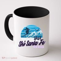 Ski Santa Fe New Mexico Usa Ski Resort Snowboarding Skiing Gift Coffee Mug thumb 0