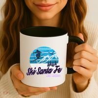 Ski Santa Fe New Mexico Usa Ski Resort Snowboarding Skiing Gift Coffee Mug thumb 3