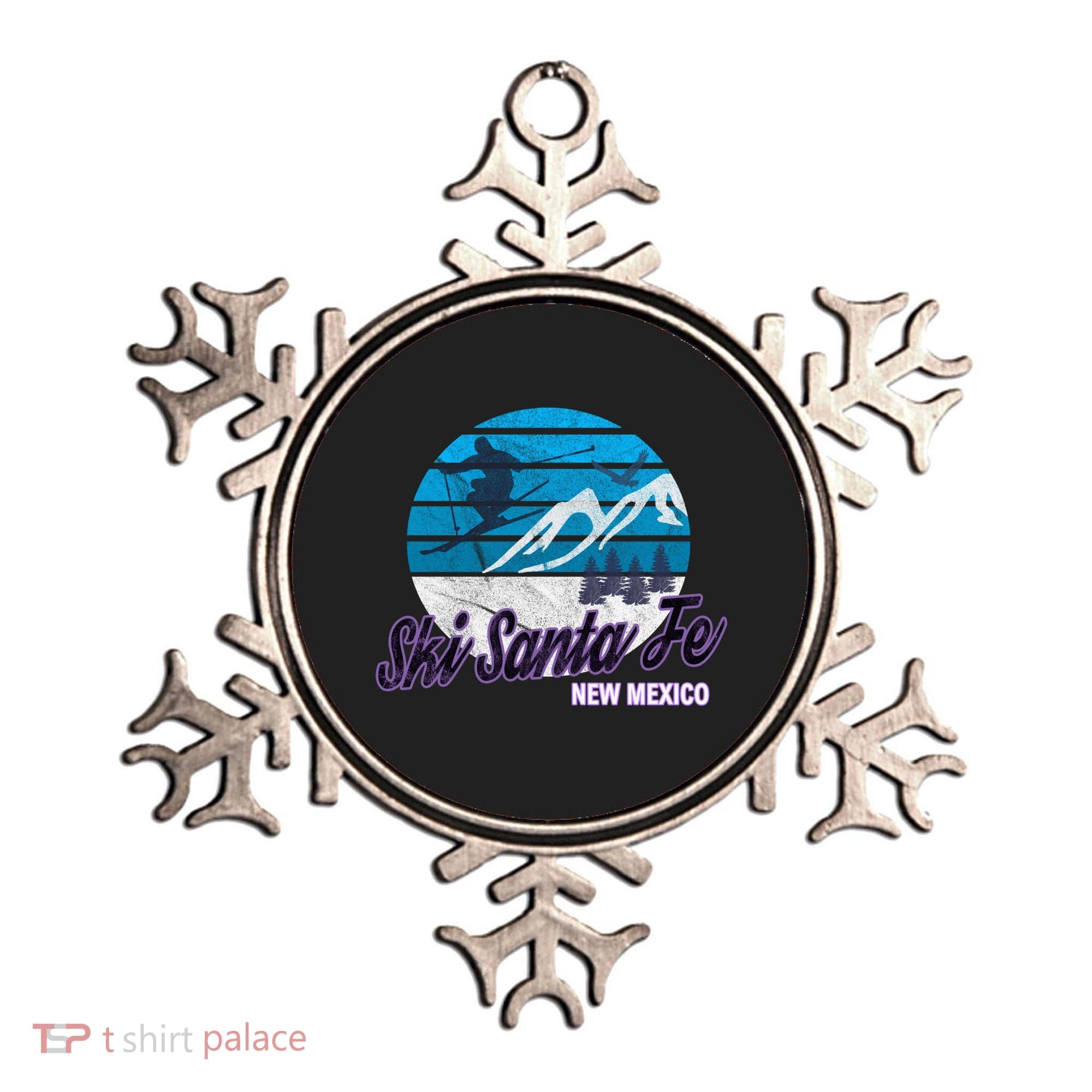 Ski Santa Fe New Mexico Usa Ski Resort Snowboarding Skiing Gift Ornament