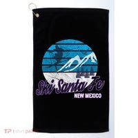 Ski Santa Fe New Mexico Usa Ski Resort Snowboarding Skiing Gift Golf Towel thumb 0